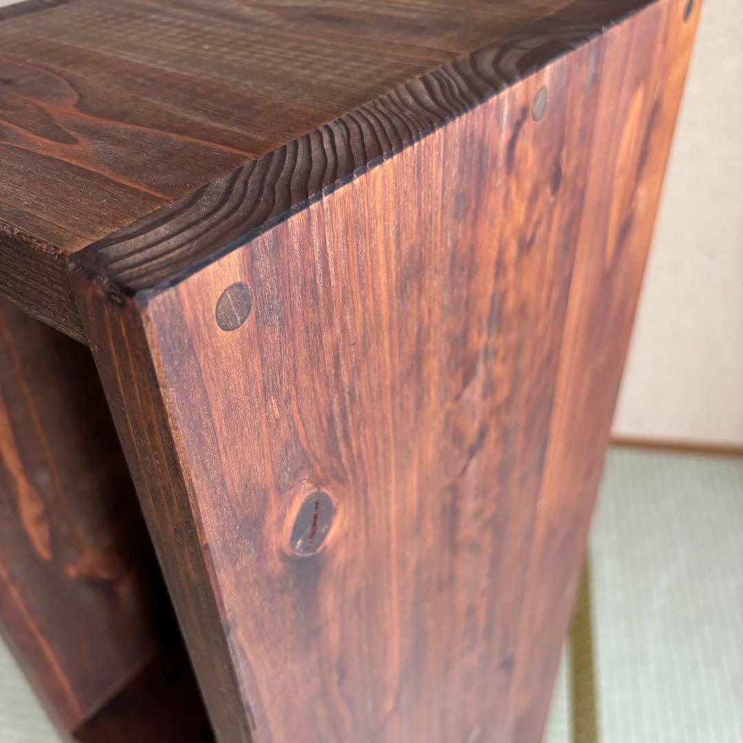 ハンドメイド　脚付きオープンシェルフ　オーダー受け付けます
