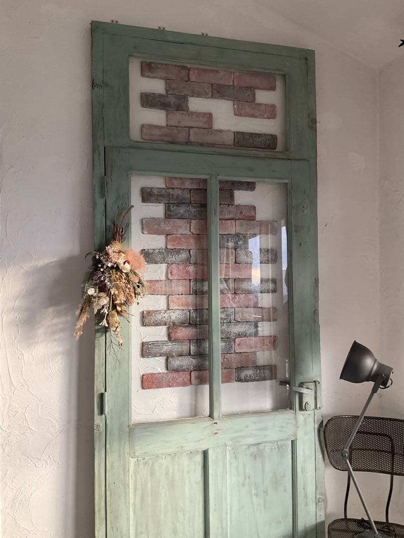 バンクシアメンジーシーとココフラワーの大人スワッグ