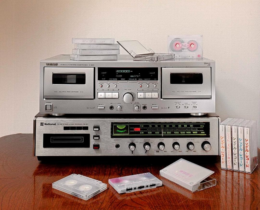 ★TEAC DOUBLE CASSETTE DECK W-890R ♪