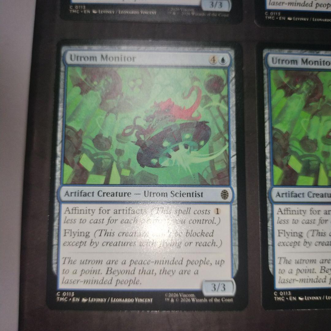 Utrom Monitor　4枚セット　mtg マジック