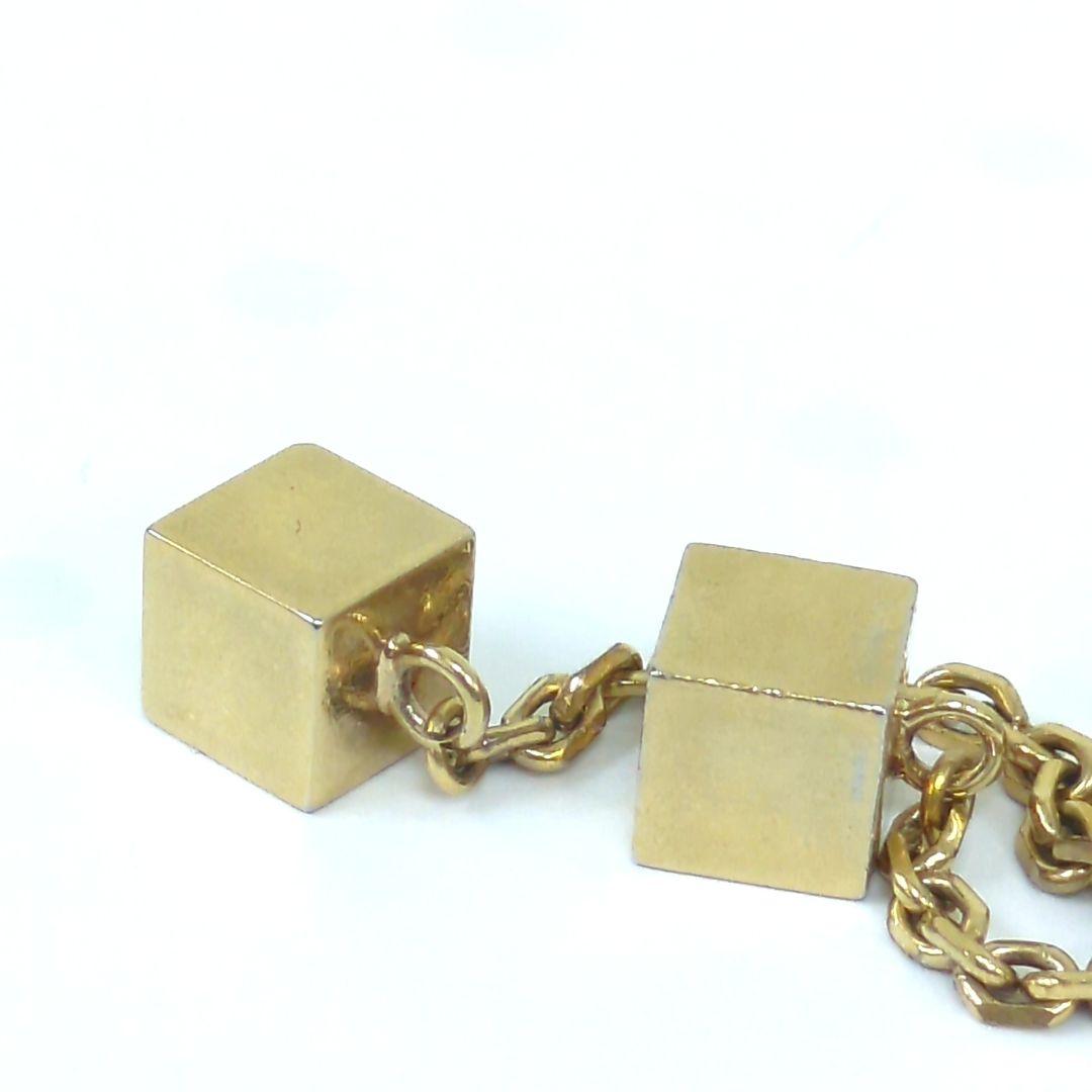 ルイヴィトン アクセソワール テレフォンヌ キューブ ストラップ ゴールド