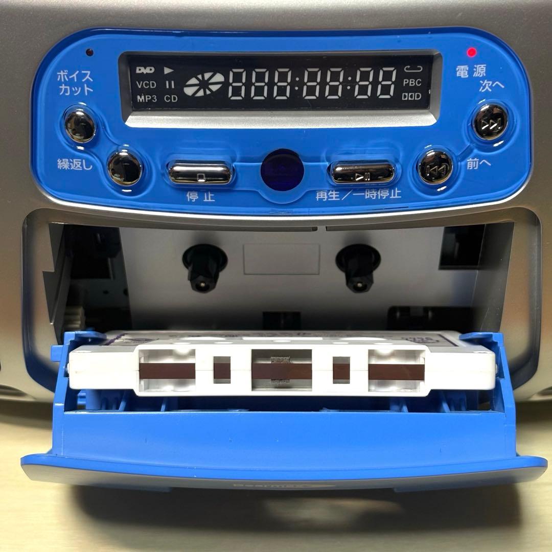 Bearmax DVDラジカセ 簡単 カラオケセット DVD-721VC