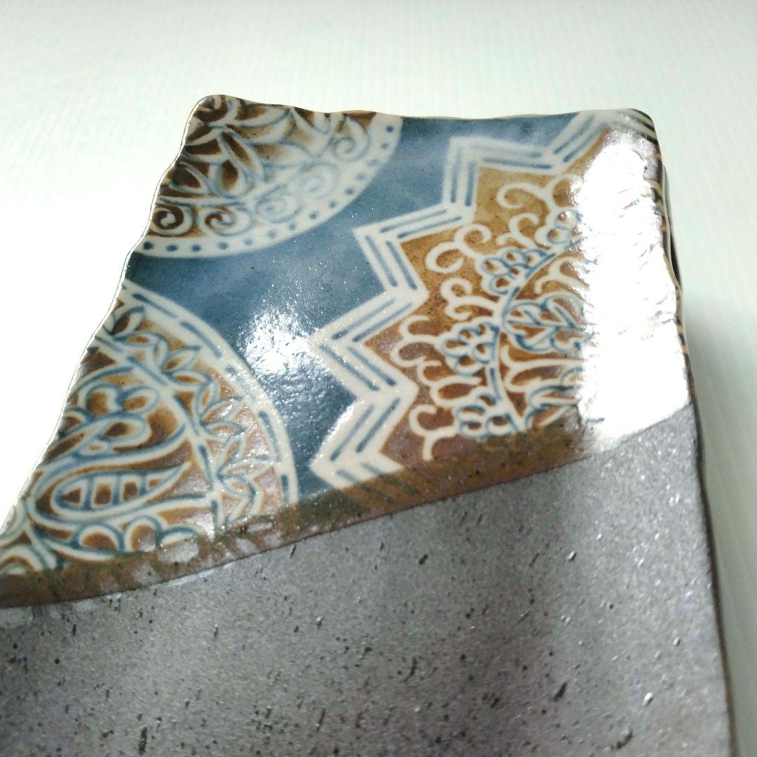愛陶 古染 絵替わり 平角皿 長角皿 魚皿 秋刀魚皿 焼物皿 小鉢 10点セット