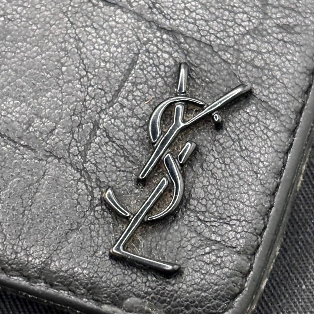 YVES SAINTLAURENT☆iPhone XS MAXスマホカバー手帳型