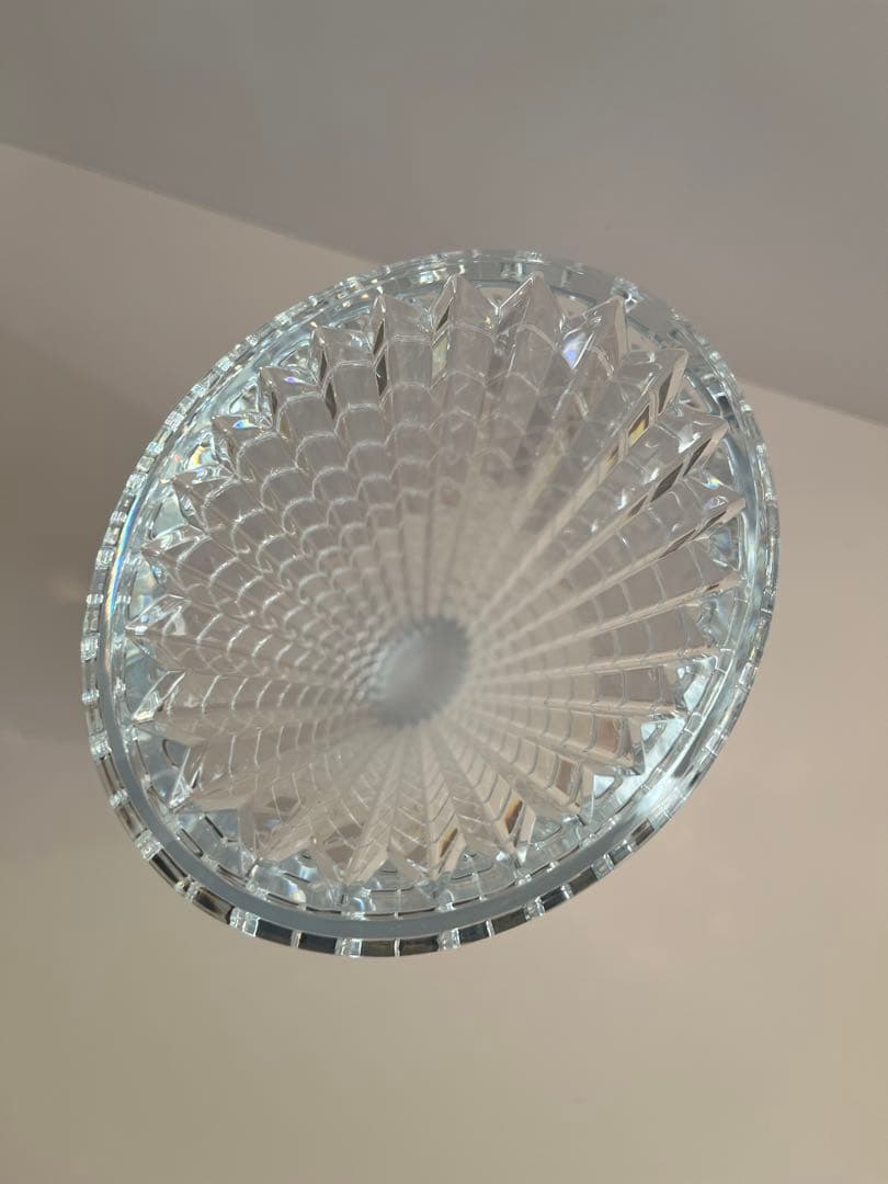Baccarat クリスタル花瓶 直径約10cm
