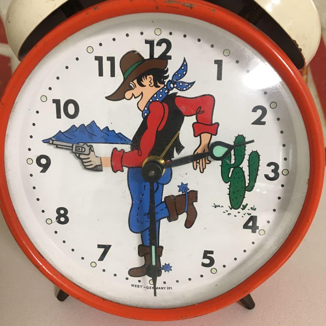 希少　レトロ　WEST-GERMAN    目覚まし時計（手巻き）