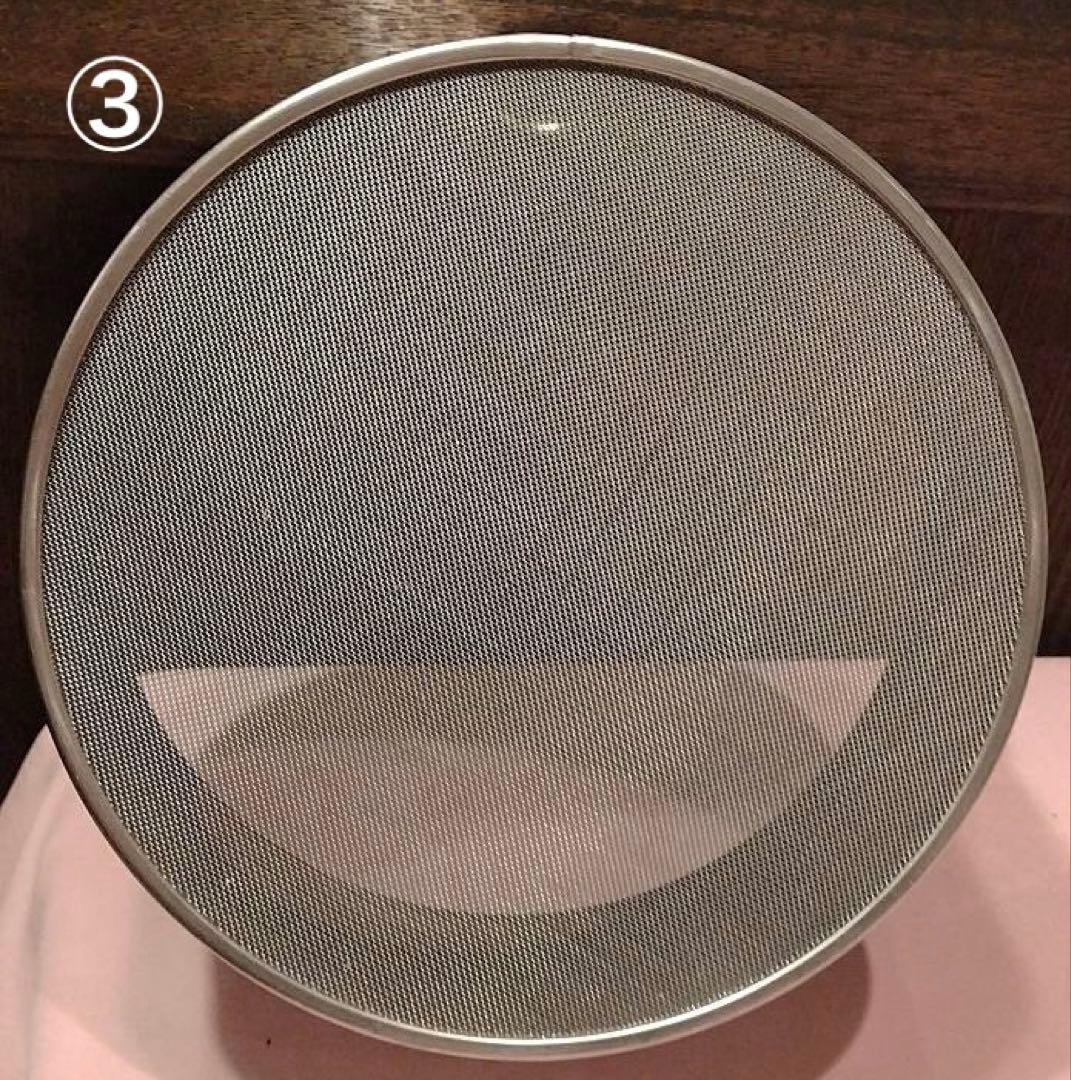 stainless steel 裏ごし器2個+替え網2個+ヘラ3個