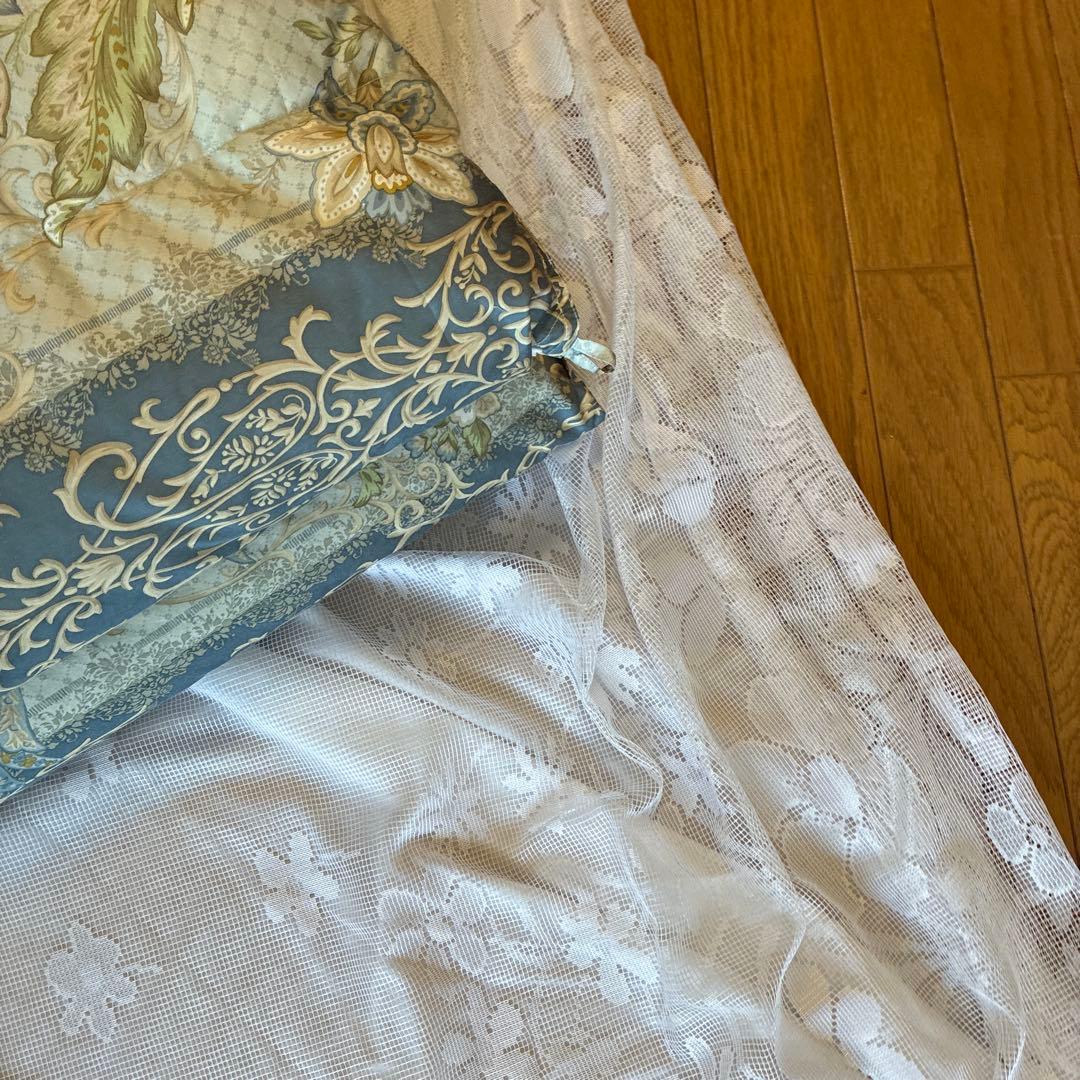 ❷フランスベッド羽毛掛けダブル布団０.４キロ