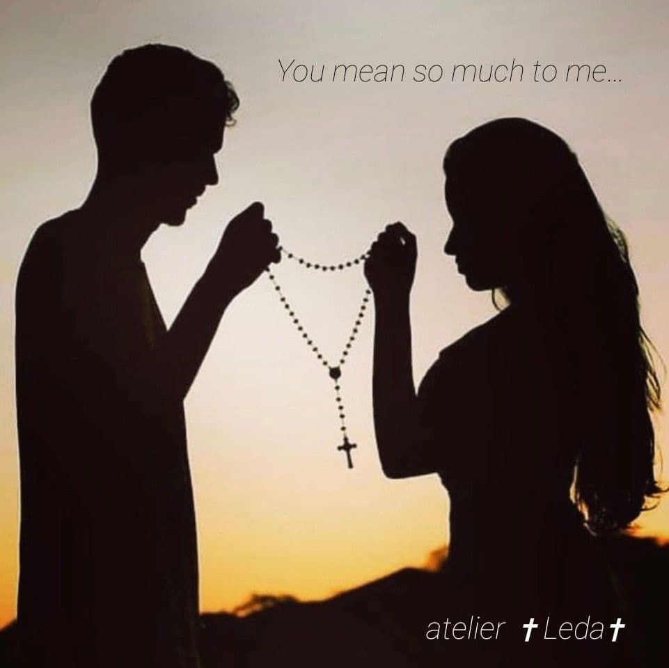 ☆アメジスト＆ローズクォーツ ロザリオ☆~Amethyst & Rose・Q~