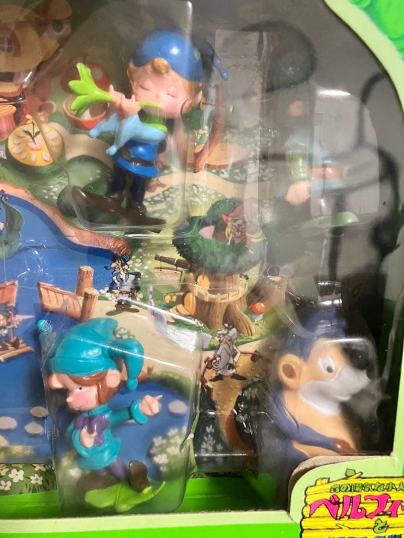 トミー　森の陽気な小人たち ベルフィー リルビット 人形　当時物　ソフビ