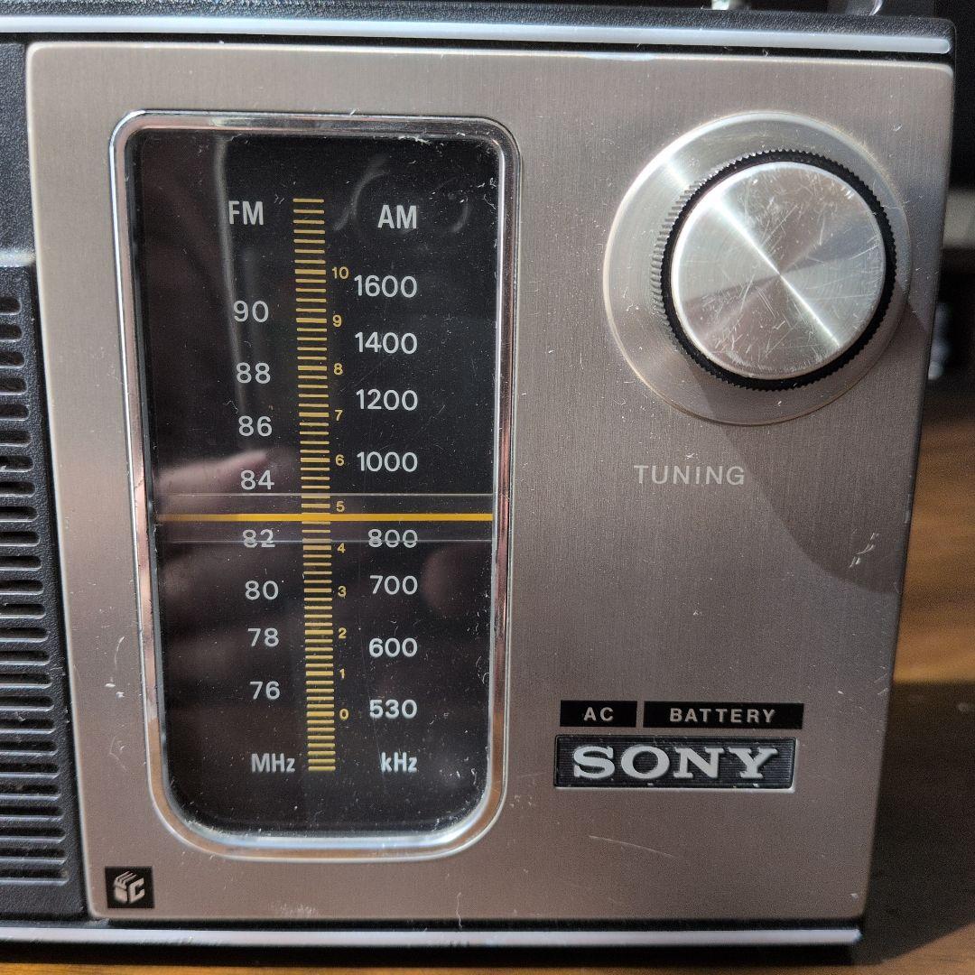 動作確認品　SONY ICF-7270 昭和レトロ 高感度ラジオ 当時物 ソニー