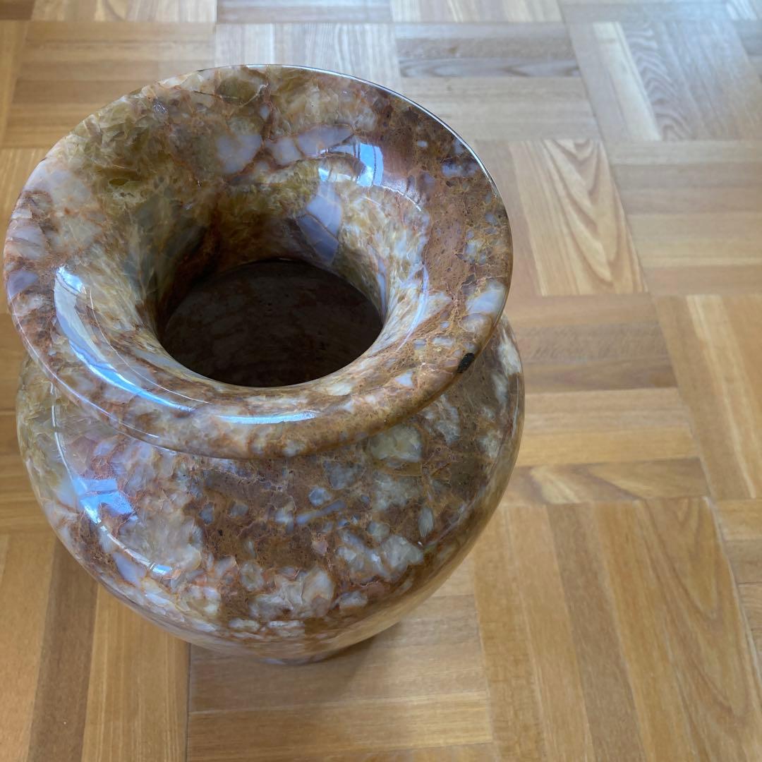 天然大理石の花瓶