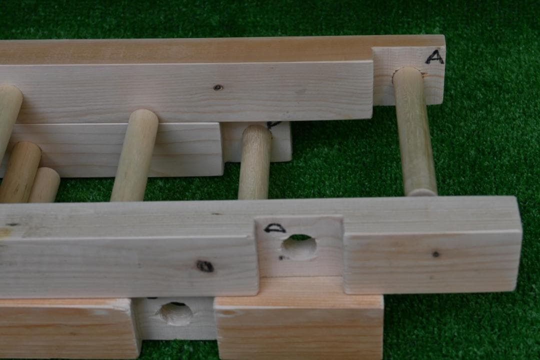 織り機 / 整経台　簡単組み立て式 5段 -T