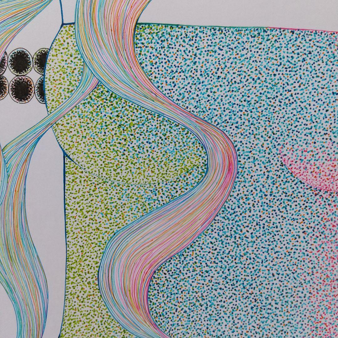 原画 「黒い首飾り」