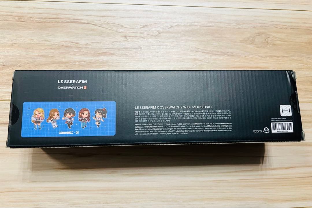 LE SSERAFIM x OVER WATCH コラボマウスパッド
