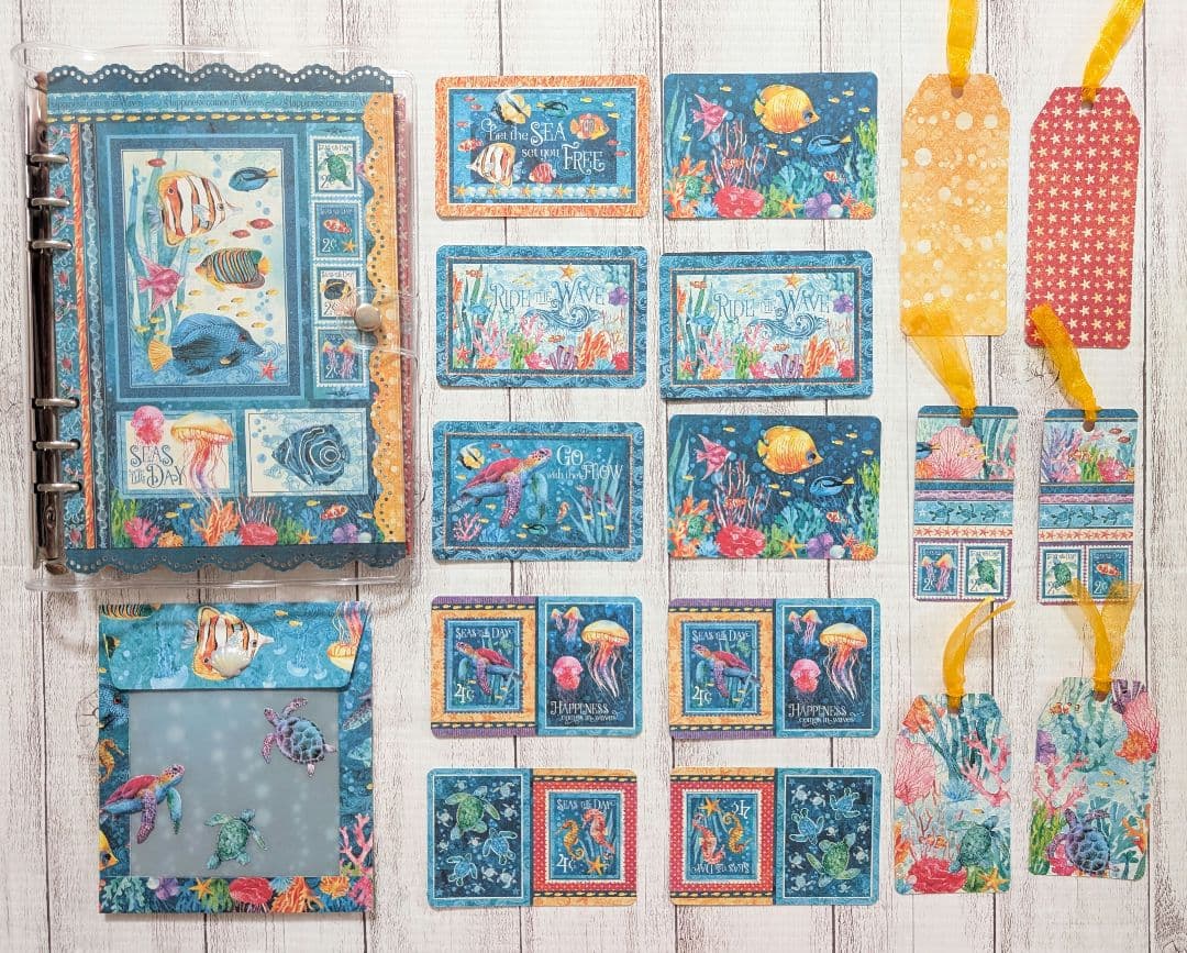 おすそ分けファイル♡ Graphic45・SEAS THE DAY♡ A5サイズ