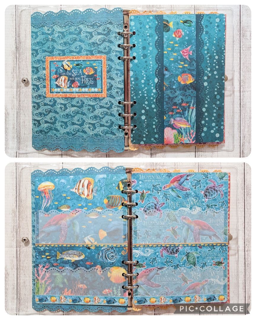 おすそ分けファイル♡ Graphic45・SEAS THE DAY♡ A5サイズ
