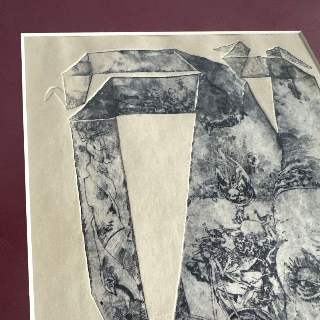 とても素敵❣️ヴィンテージ　リトグラフ 人物と風景