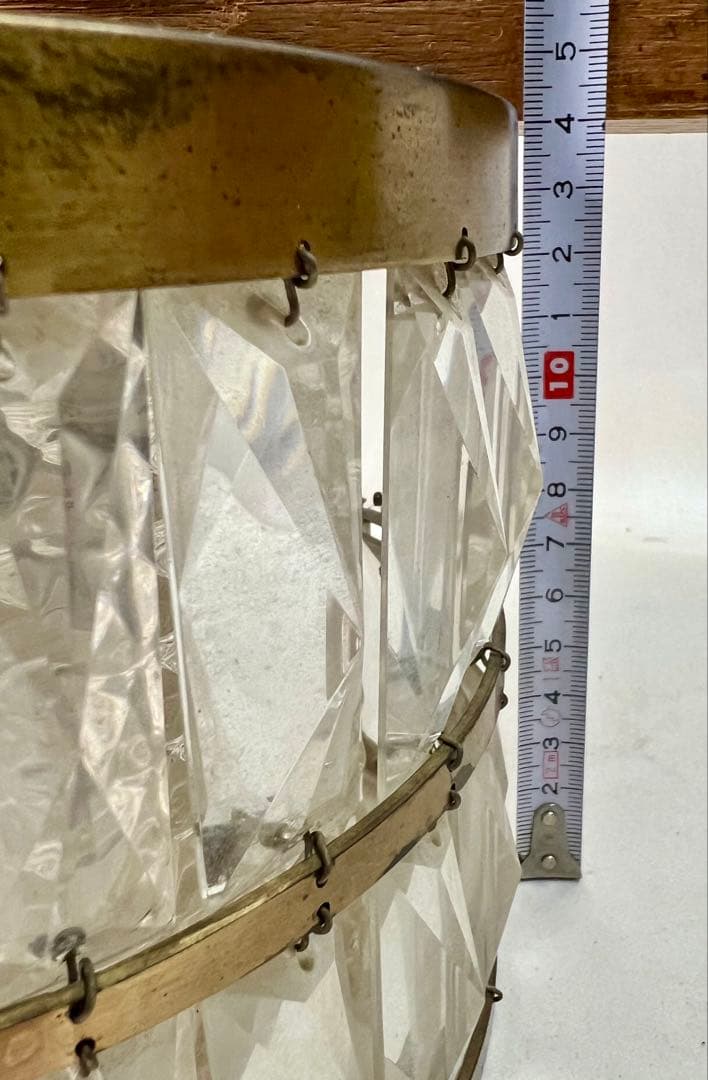 ミッドセンチュリーモダンスカンジナビア クリスタルペンダントランプ