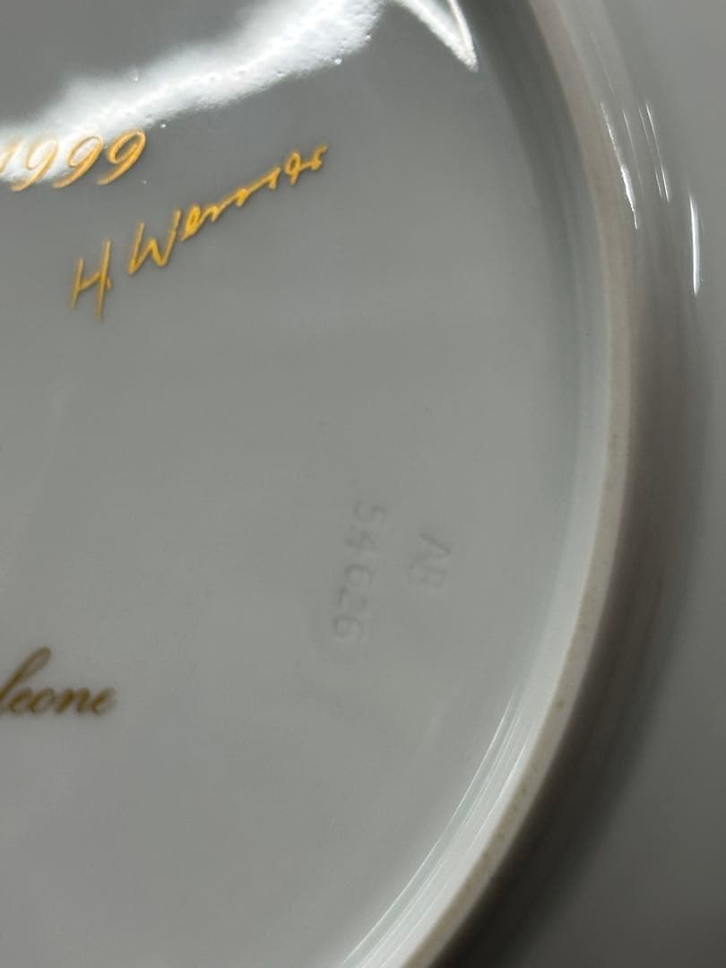 【美品】meissen マイセン　1999 イヤープレート　プレート　飾皿