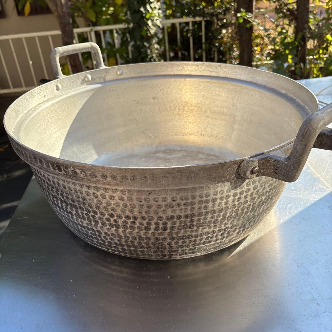 アルミ両手鍋 ・炊き出し・BBQ道具４８cm