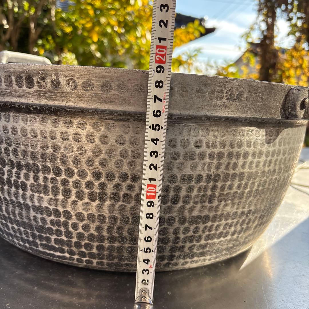 アルミ両手鍋 ・炊き出し・BBQ道具４８cm