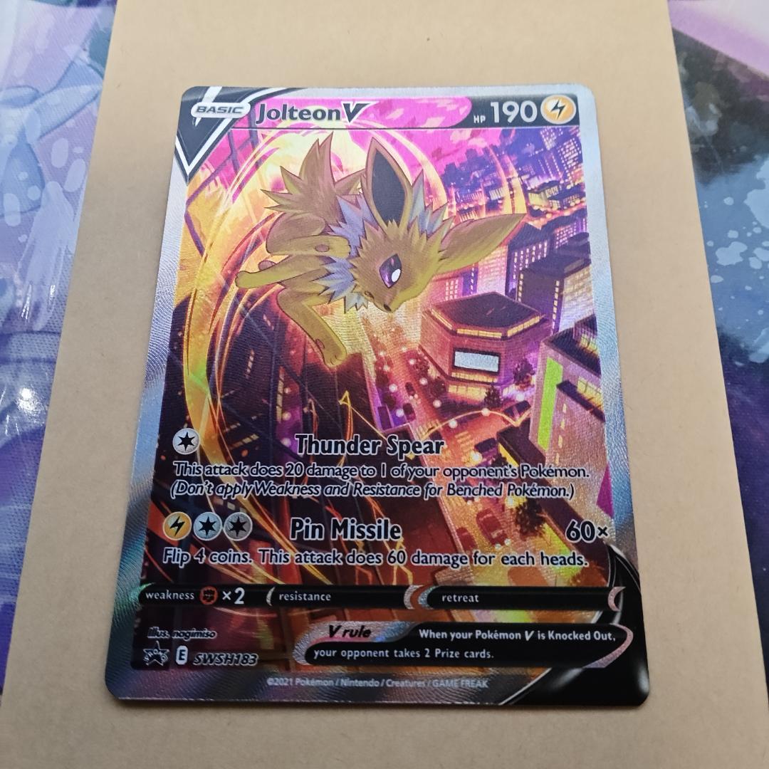 英語版　夏ポケカ　シャワーズ　ブースター　サンダース