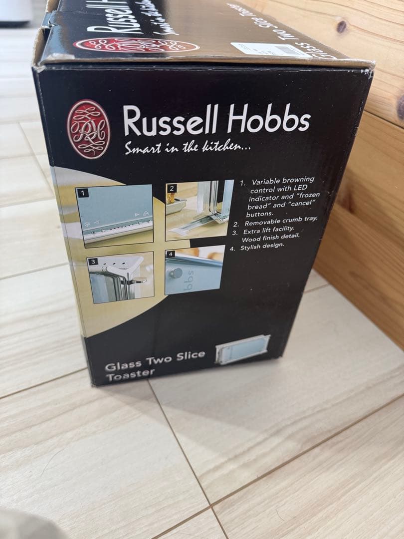 未使用☆Russell Hobbsラッセルホブス☆ガラストースター10617JP