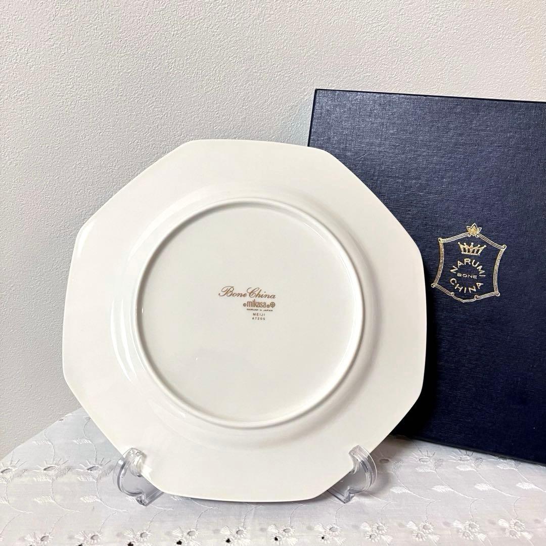 MIKASA MEIJI ボーンチャイナ 八角皿 オクタゴナルプレート