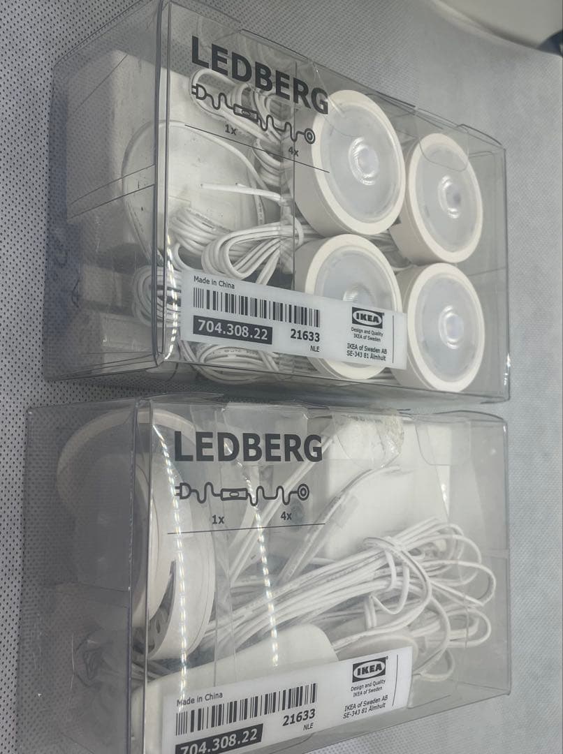 IKEA LEDBERG（レードベリ）4灯タイプ ×2セット 廃盤 希少