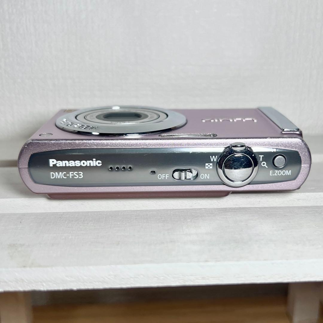パナソニック　ルミックス　LUMIX DMC-FS3　デジカメ　ピンク