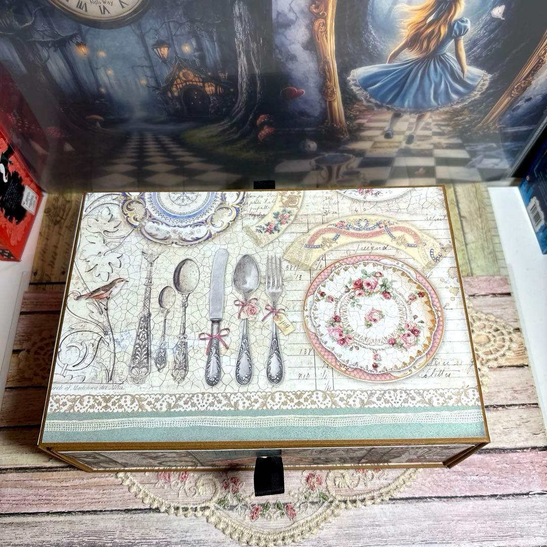 ３０７【新型】スタンペリアBROCANTE おすそ分け引き出し付収納ボックス２段