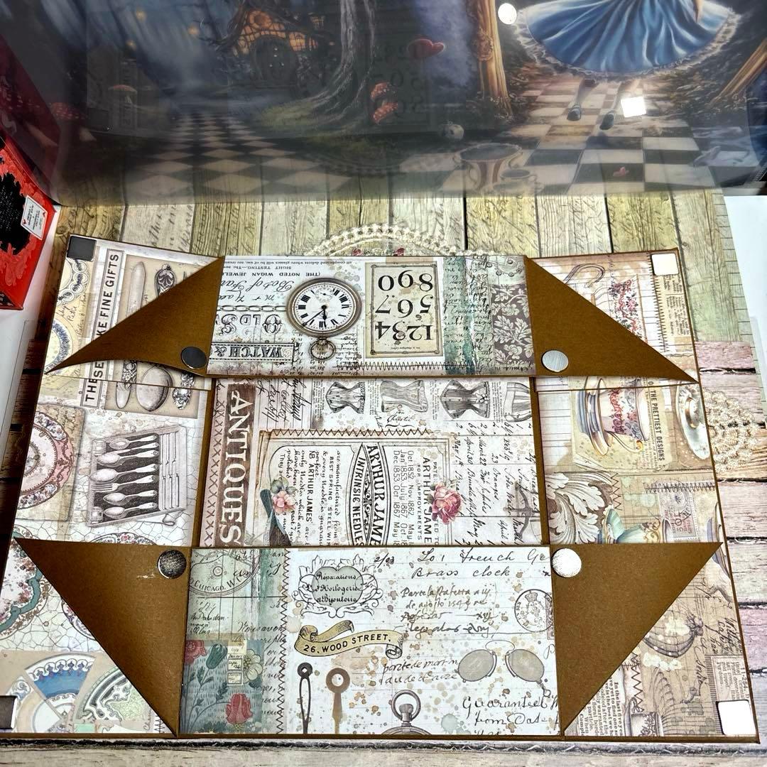 ３０７【新型】スタンペリアBROCANTE おすそ分け引き出し付収納ボックス２段