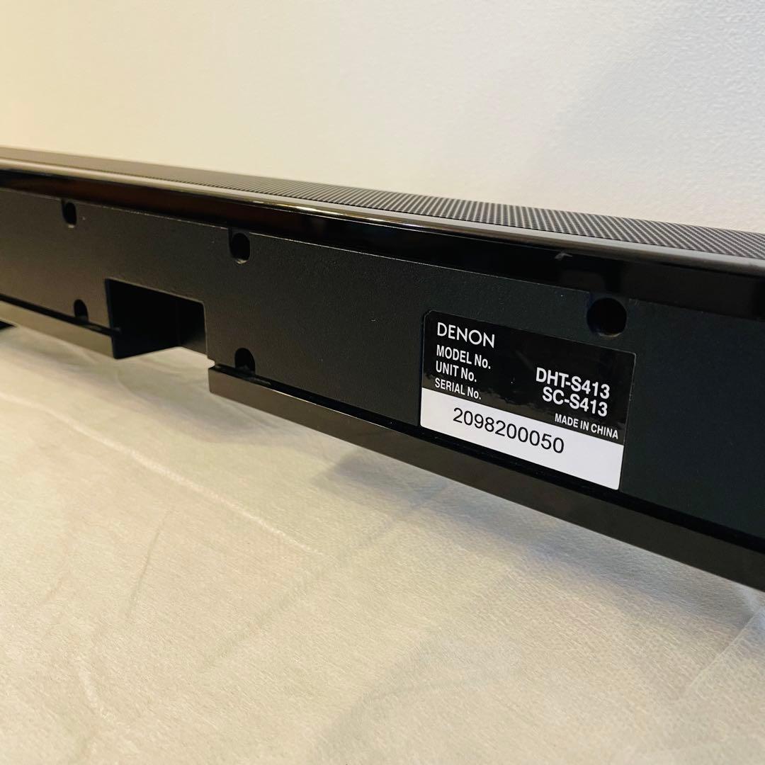 【美品】DENON DHT-S413 ホームシアタースピーカー サウンドバー