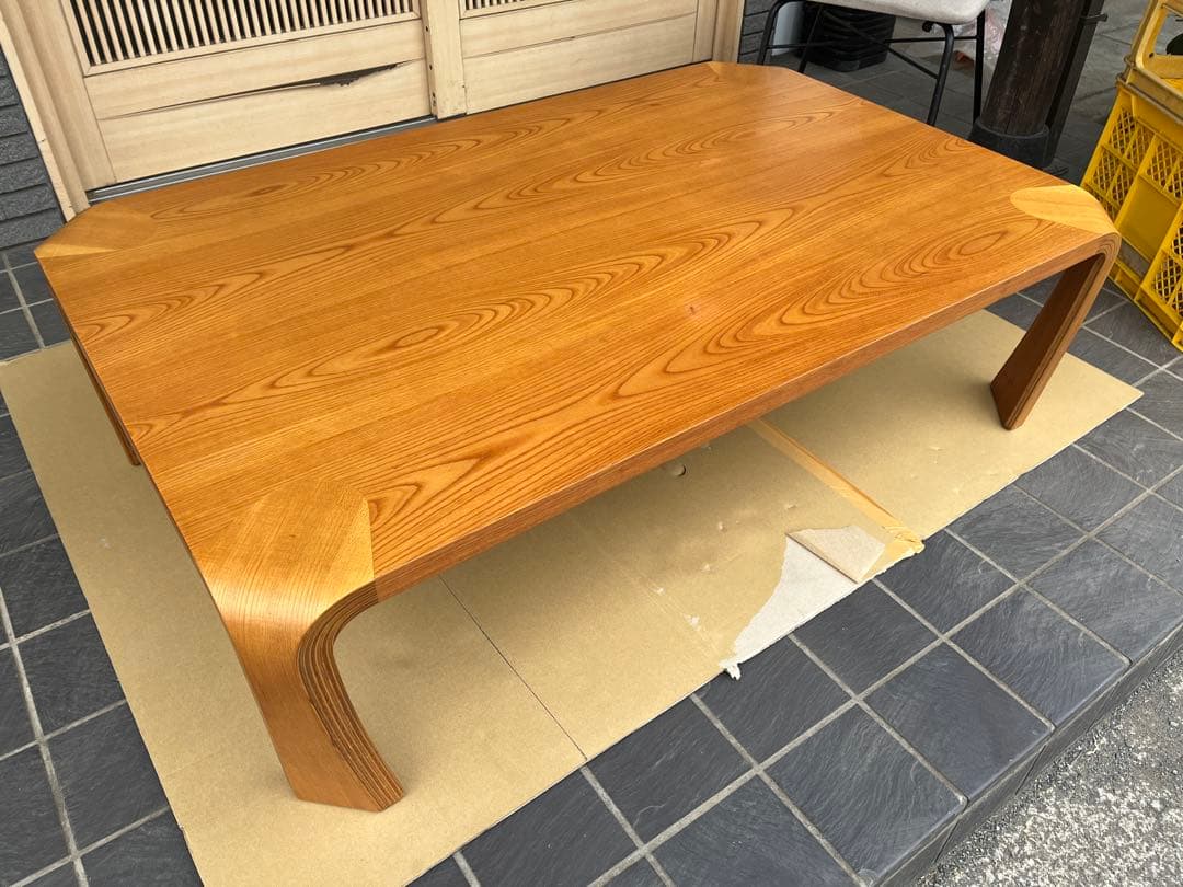 【名作】天童木工 乾三郎 座卓 ローテーブル 成形合板