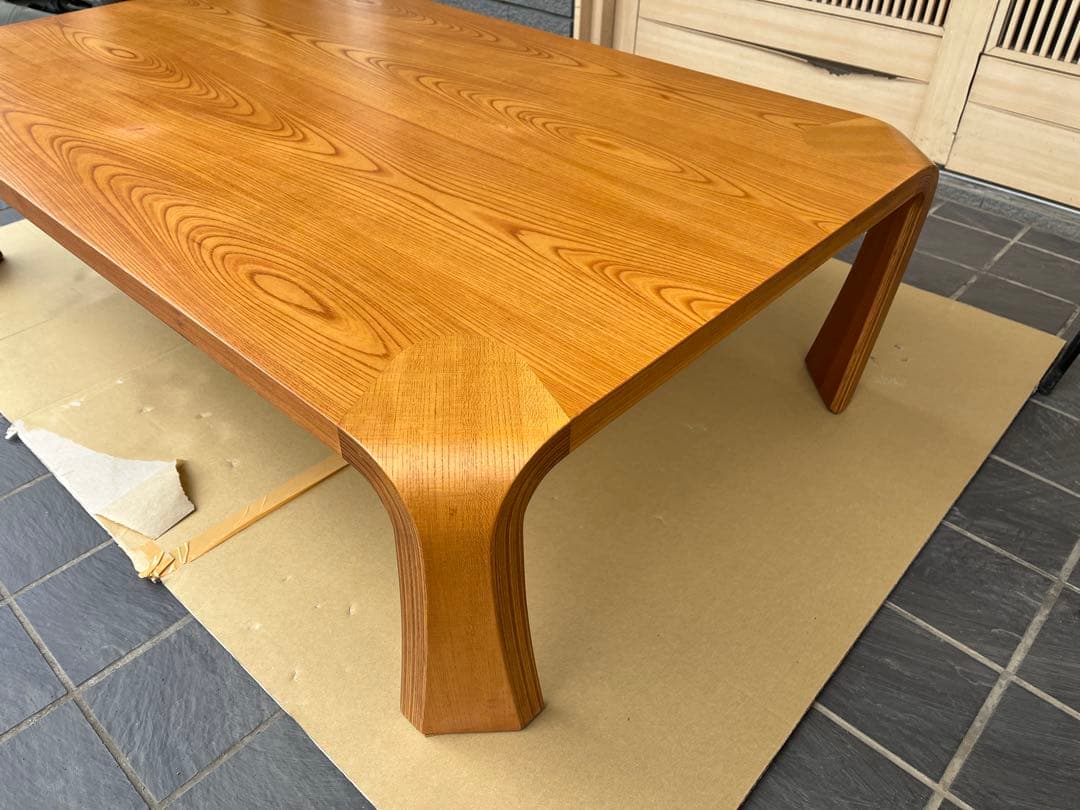 【名作】天童木工 乾三郎 座卓 ローテーブル 成形合板