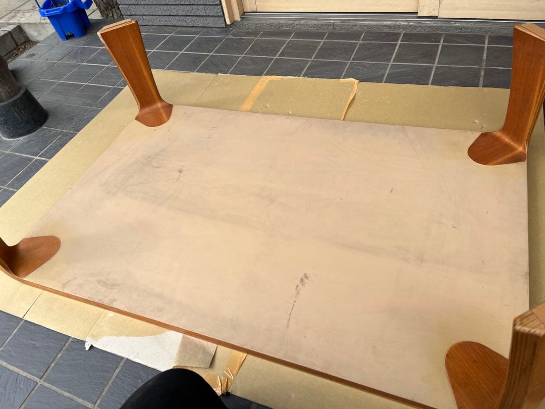 【名作】天童木工 乾三郎 座卓 ローテーブル 成形合板