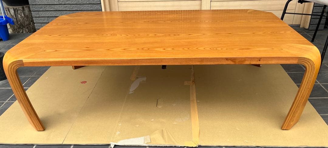 【名作】天童木工 乾三郎 座卓 ローテーブル 成形合板