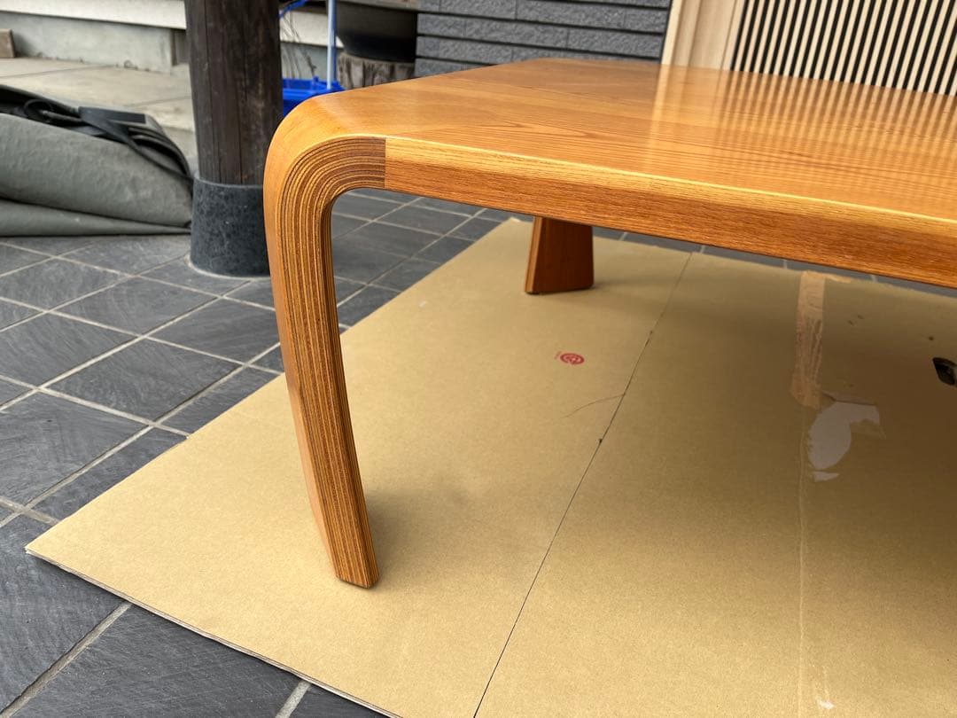 【名作】天童木工 乾三郎 座卓 ローテーブル 成形合板