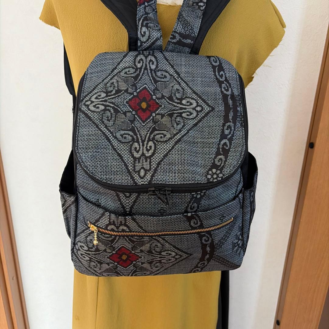 着物リメイクリュック 2-56