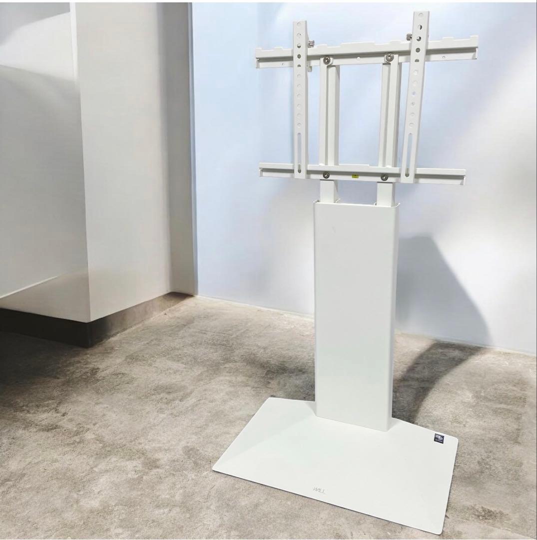 【未使用級】WALL 壁寄せテレビスタンド V3 COMPACT ロータイプ 白