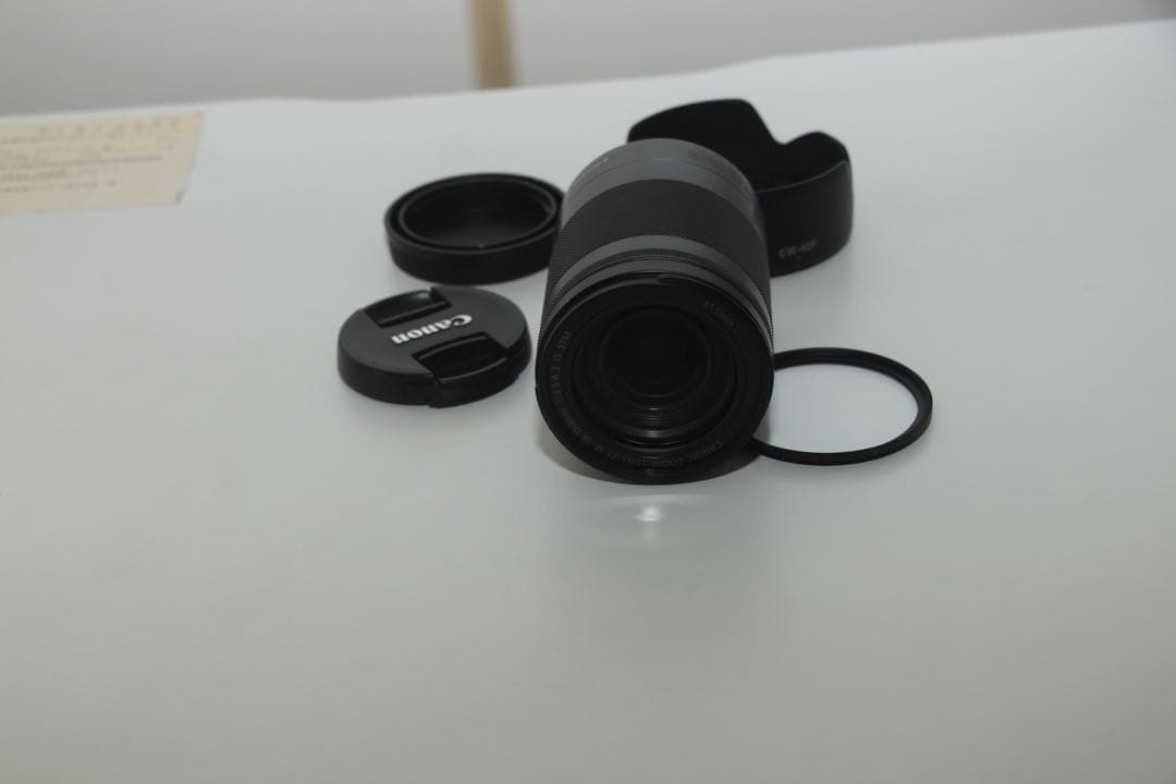 Canon レンズキャップとフィルター