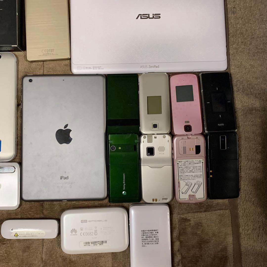 iPhone iPad タブレット　ガラケー　スマホ　ジャンク　まとめ　セット