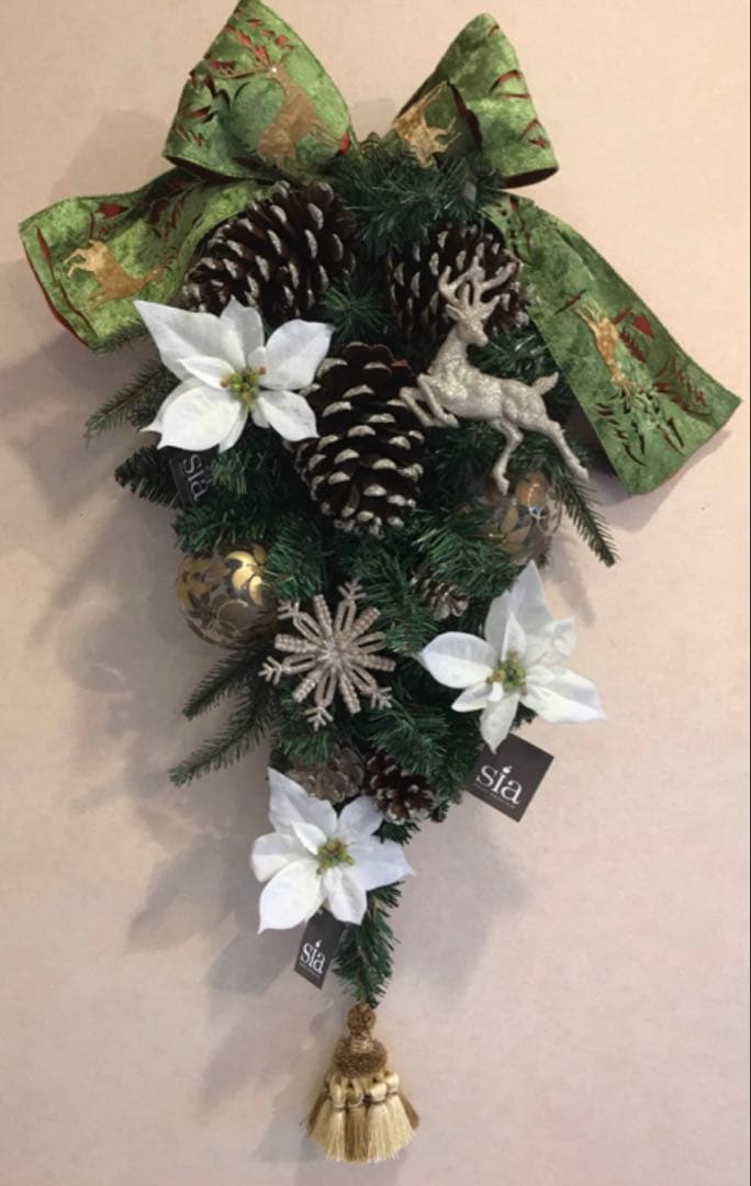 造花 スワッグ クリスマス 新品