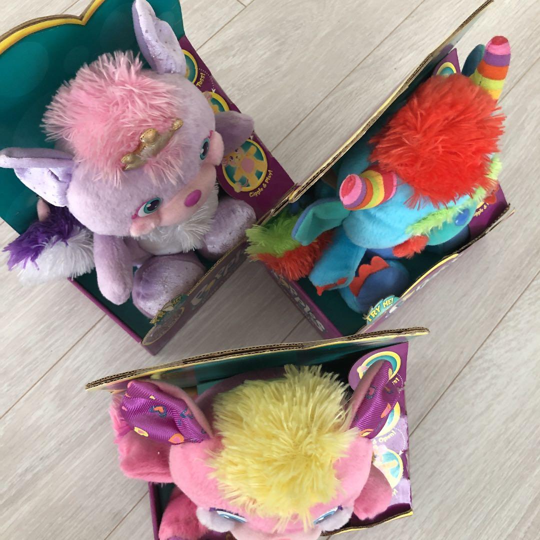 アメリカ購入2007年ポップルズ3setヴィンテージ ナイルパーチ　ムチャチャ