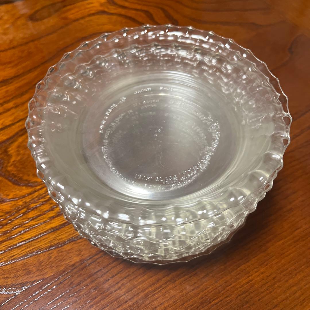 pyrex Iwaki Glass パイレックス　クリア皿 11枚セット