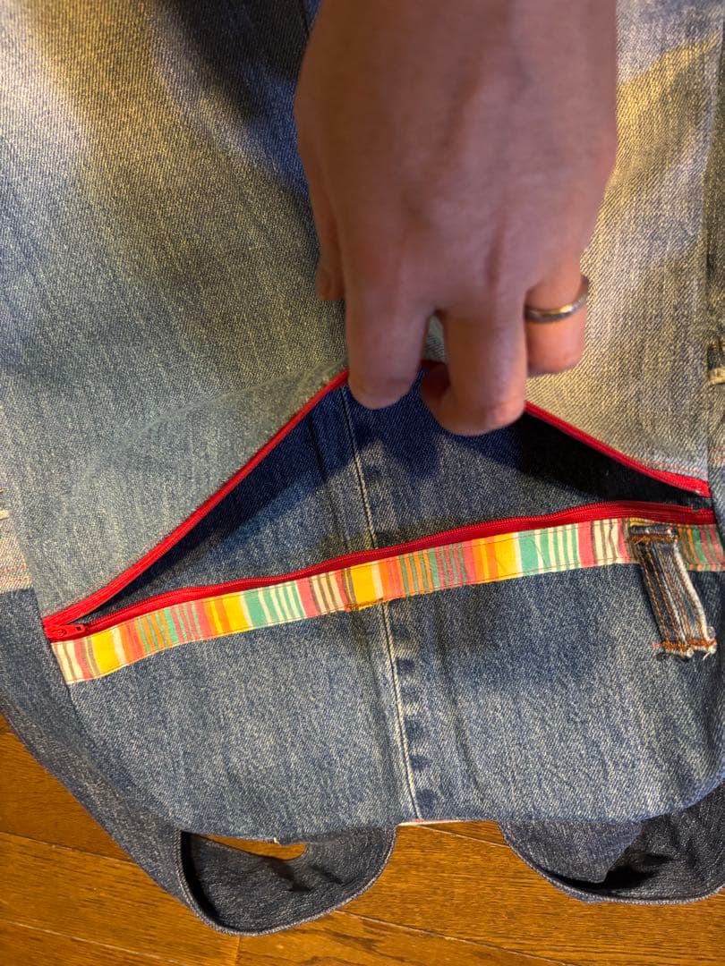 デニムリメイクリュック