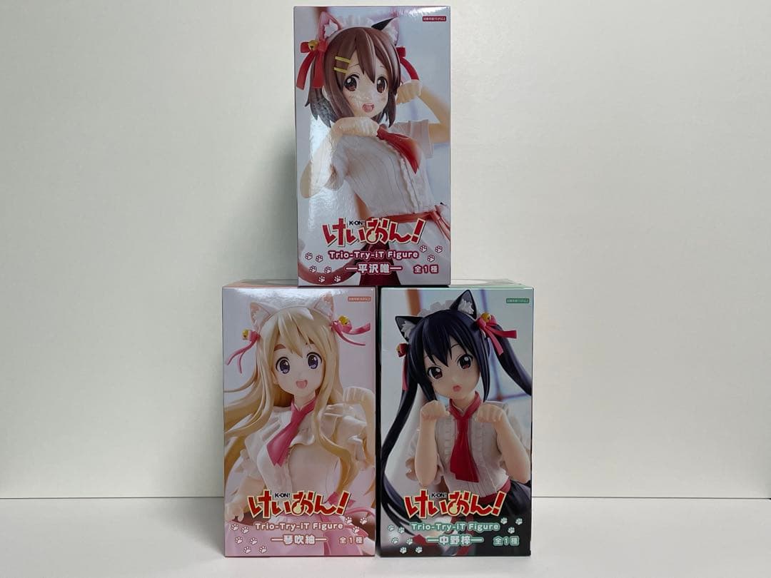 【新品・未開封】けいおん！ 平沢唯 琴吹紬 中野梓 3種セット