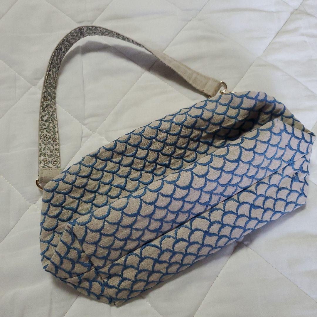 ②ハンドメイドバッグ　ミナペルホネン　卒業　【未使用】