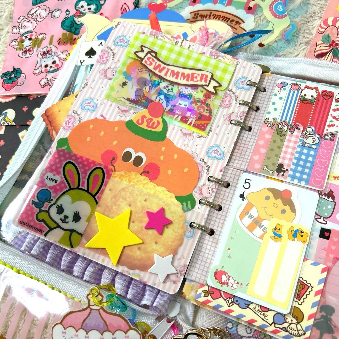 1090 おすそ分けファイル　A5バインダー スイマー雑貨スペシャルセット